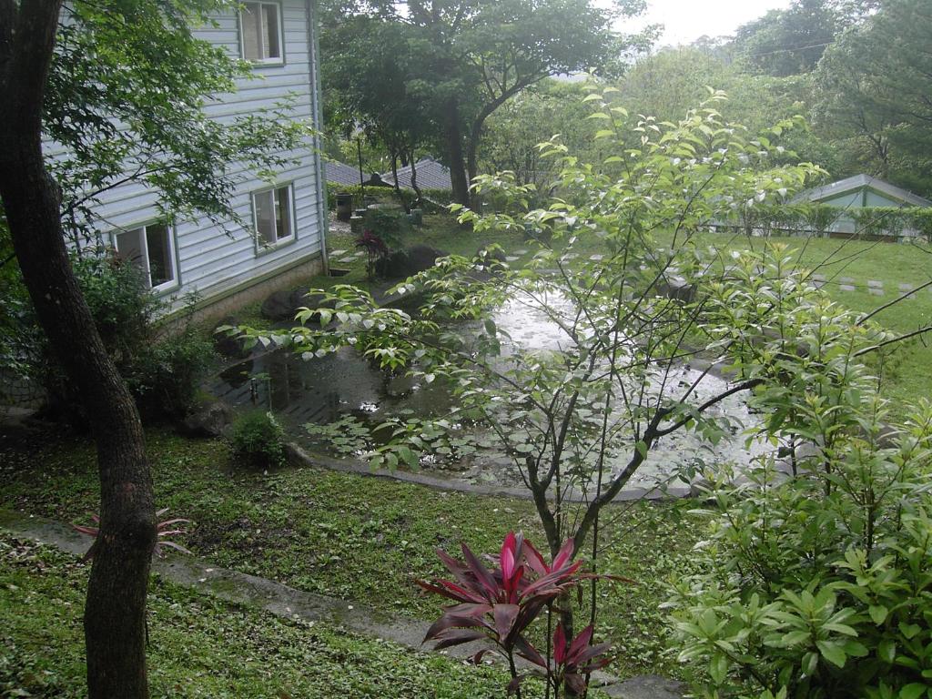 Zahrada ubytování Fumei Bluebird Homestay