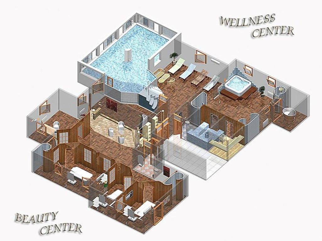 Bazén v ubytování Apartments Ana Wellness nebo v jeho okolí