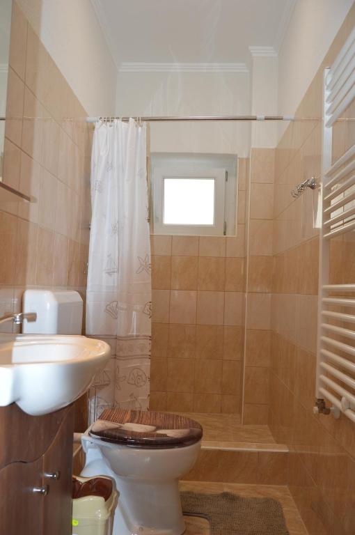 Kúpeľňa v ubytovaní Varga Apartman Hévíz