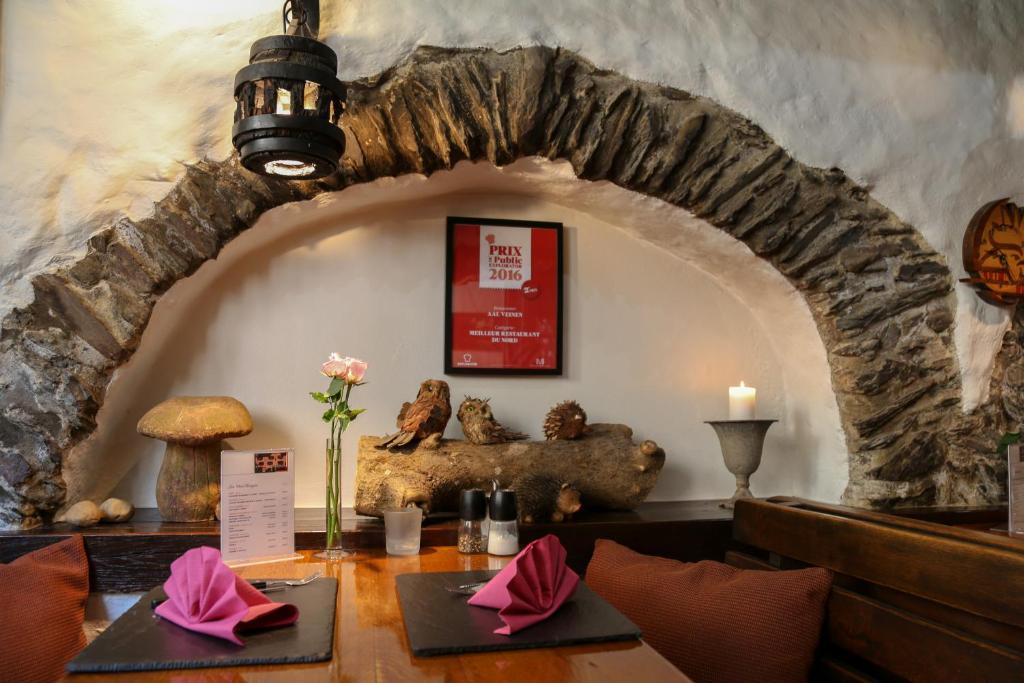 Posezení v ubytování Auberge Aal Veinen