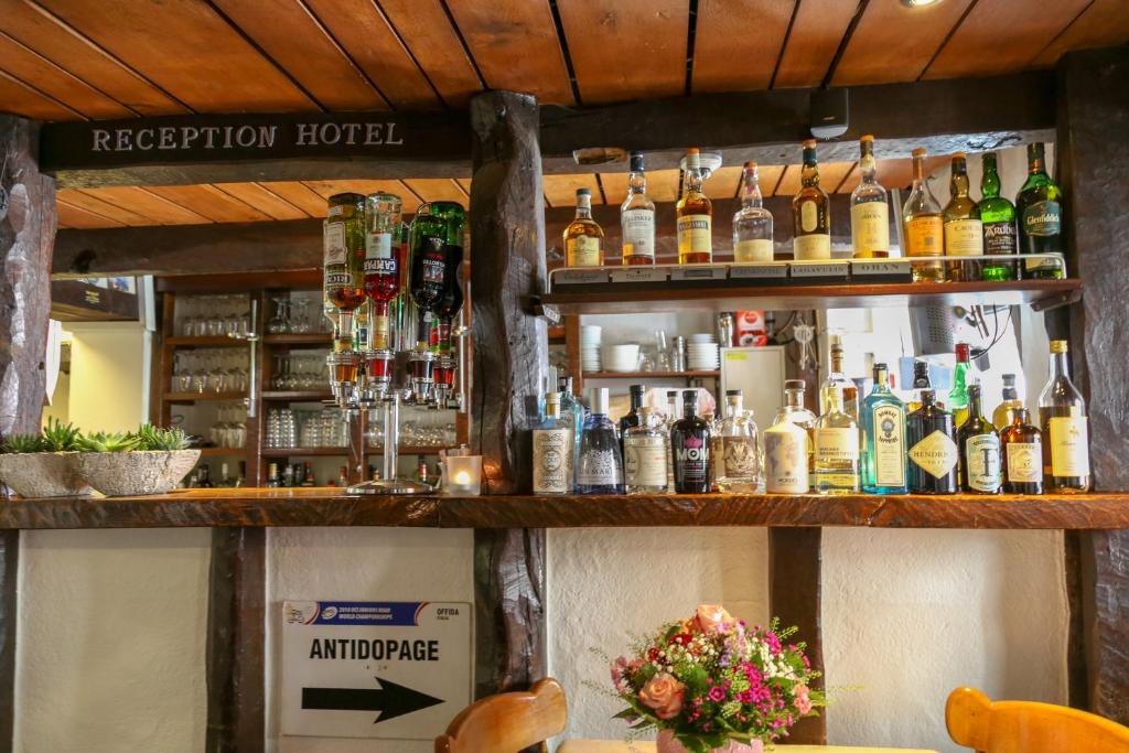 Nápoje v ubytování Auberge Aal Veinen