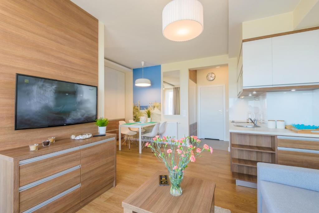 APARTAMENTY MIERZEJA - MARINA, Kąty Rybackie, 100 m od Zalewu Wiślanego, Bezpłatny Meleks - Appartement Avec Chambre Alcôve