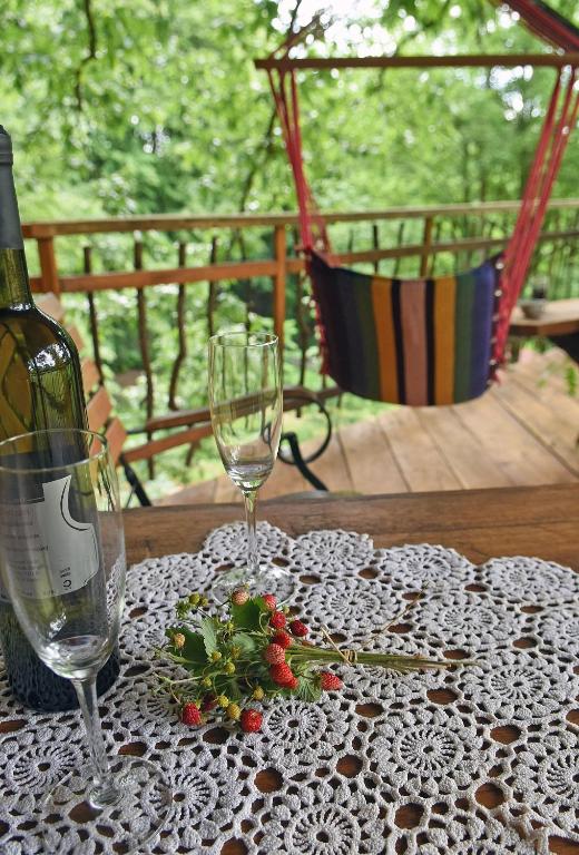 Nápoje v ubytování Treehouse Resnice -Mrežnica