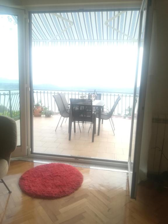Balkón nebo terasa v ubytování Apartman Betty