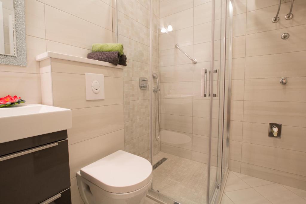 Kúpeľňa v ubytovaní Apartments Smokva