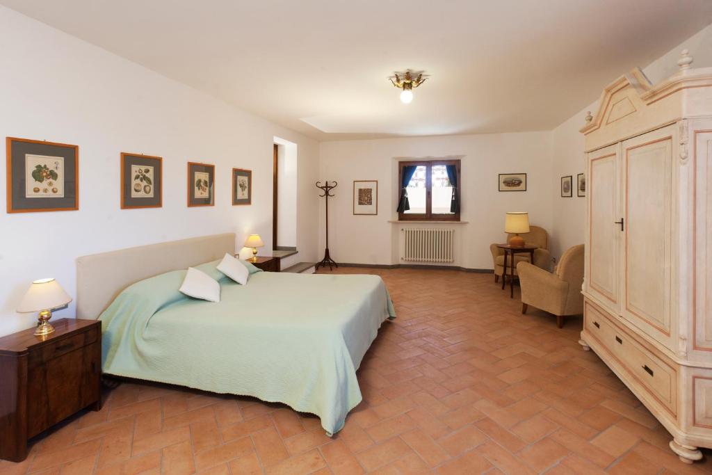 Postel nebo postele na pokoji v ubytování Agriturismo Grazia