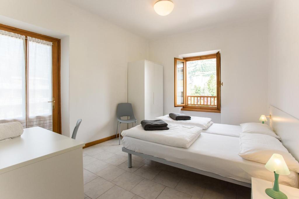Postel nebo postele na pokoji v ubytování Villa Nirvana