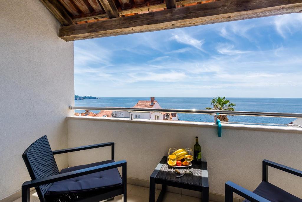 Nespecifikovaný výhled na moře nebo výhled na moře při pohledu z apartmánu