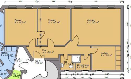 Apartments in der Jahnallee 20 Waldplatzpalais - Two-Bedroom Apartment