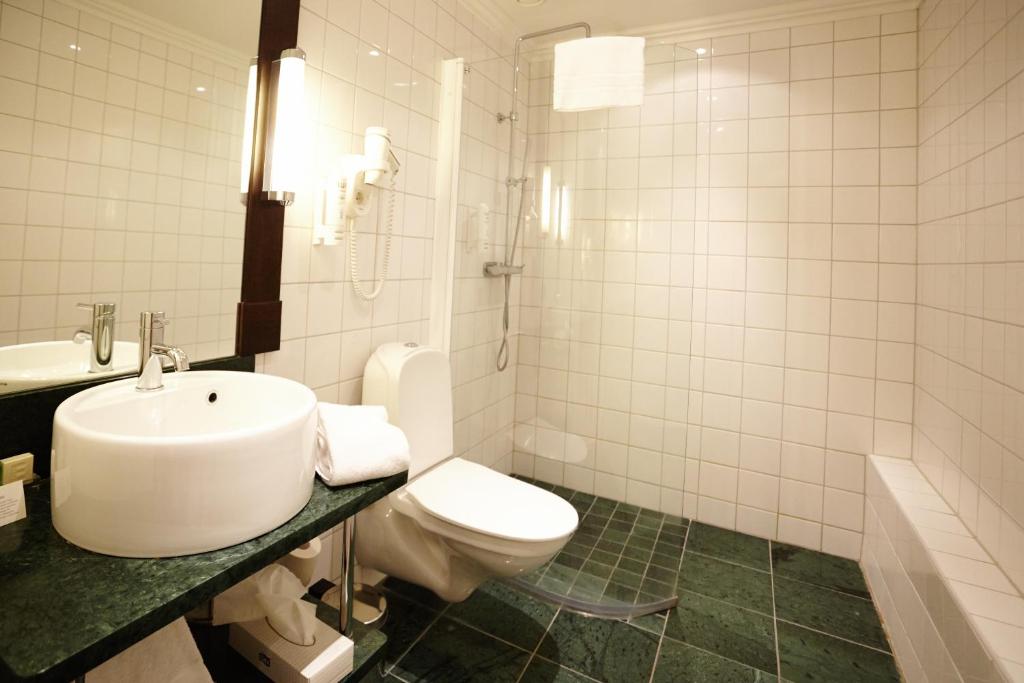 Koupelna v ubytování Elite Stadshotellet Växjö