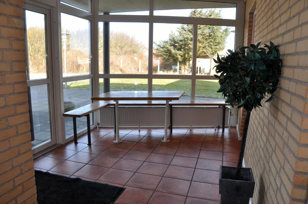 Balkón nebo terasa v ubytování Løkken Hostel