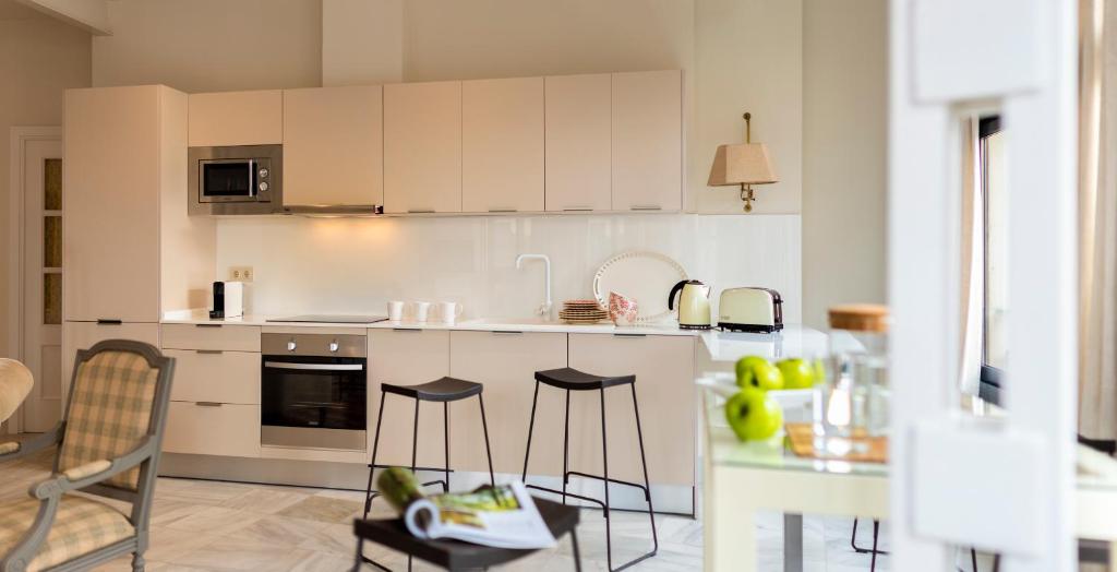 Kuchnia lub aneks kuchenny w obiekcie Apartamento La Catedral