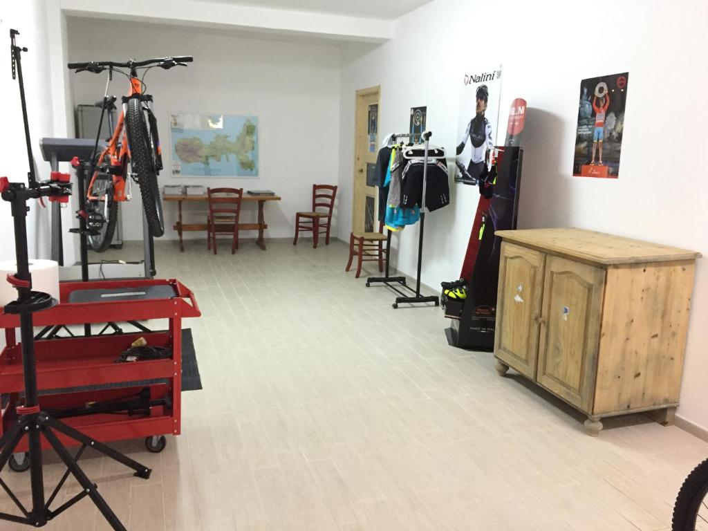 Fitness centrum a/nebo fitness zařízení v ubytování Affittacamere Anselmi Sauro