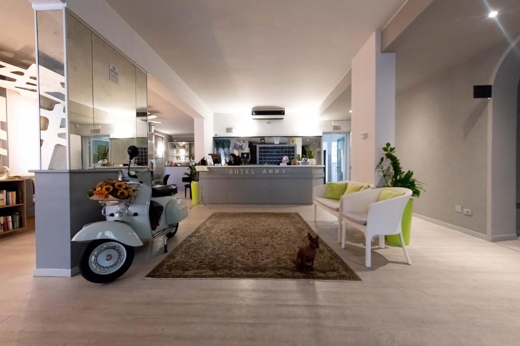 Kuchyň nebo kuchyňský kout v ubytování Hotel Anny