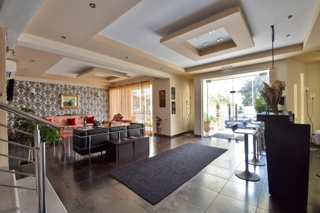 Posezení v ubytování Aigli Rooms