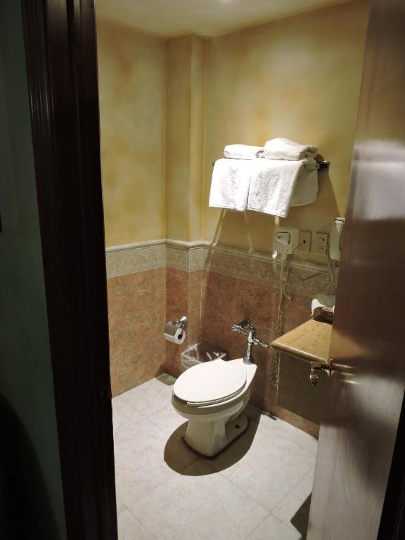 Koupelna v ubytování Hotel Quinta Cesar