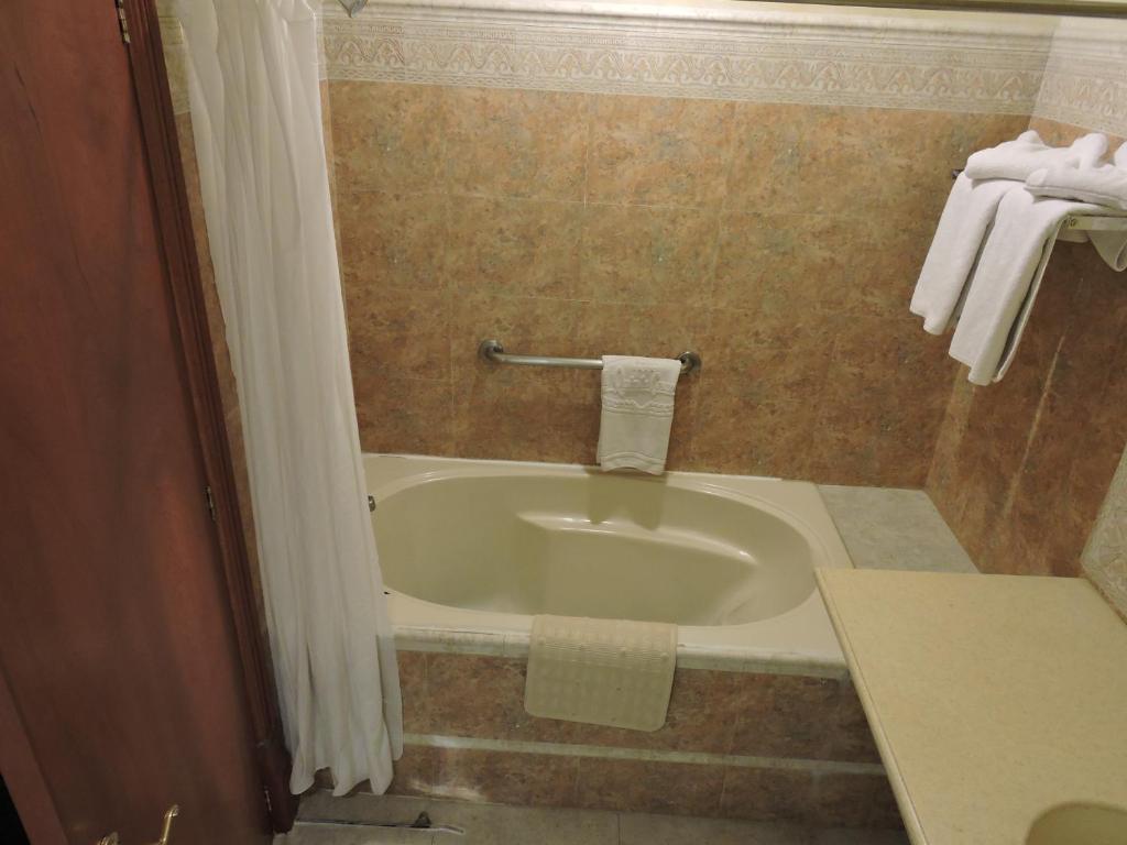 Koupelna v ubytování Hotel Quinta Cesar