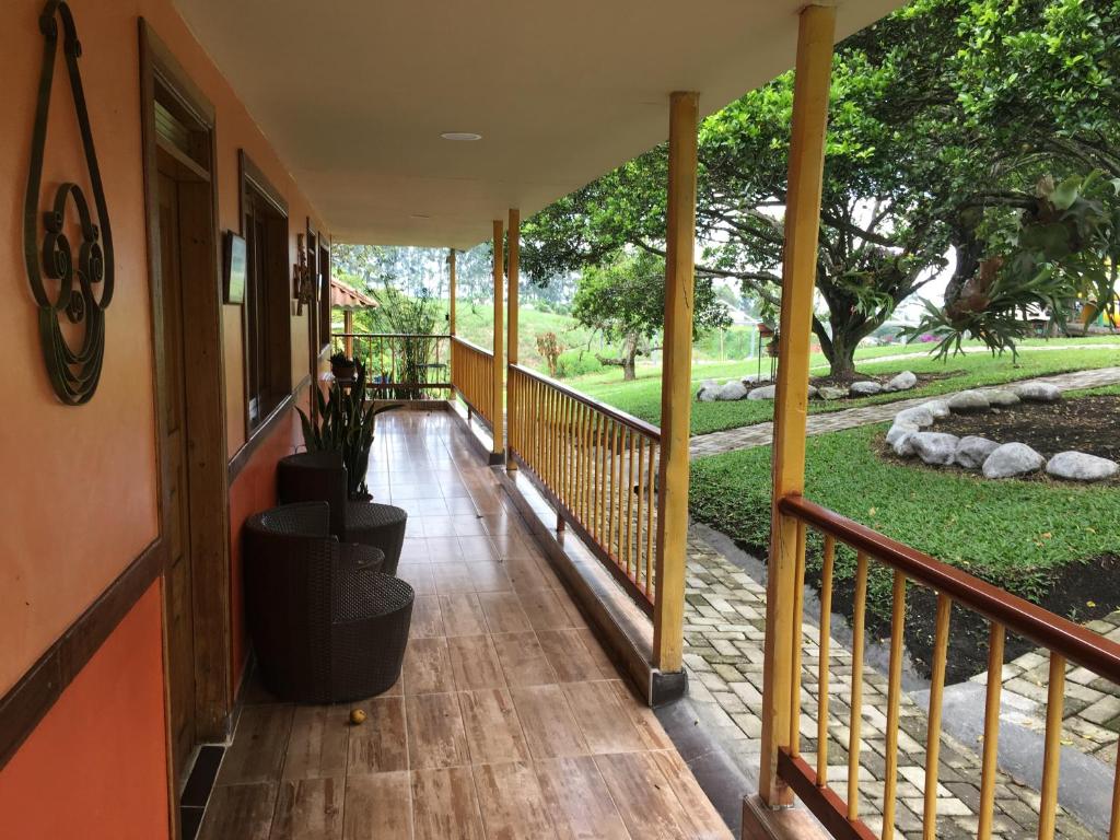 Zahrada ubytování Finca Hotel Yerbabuena