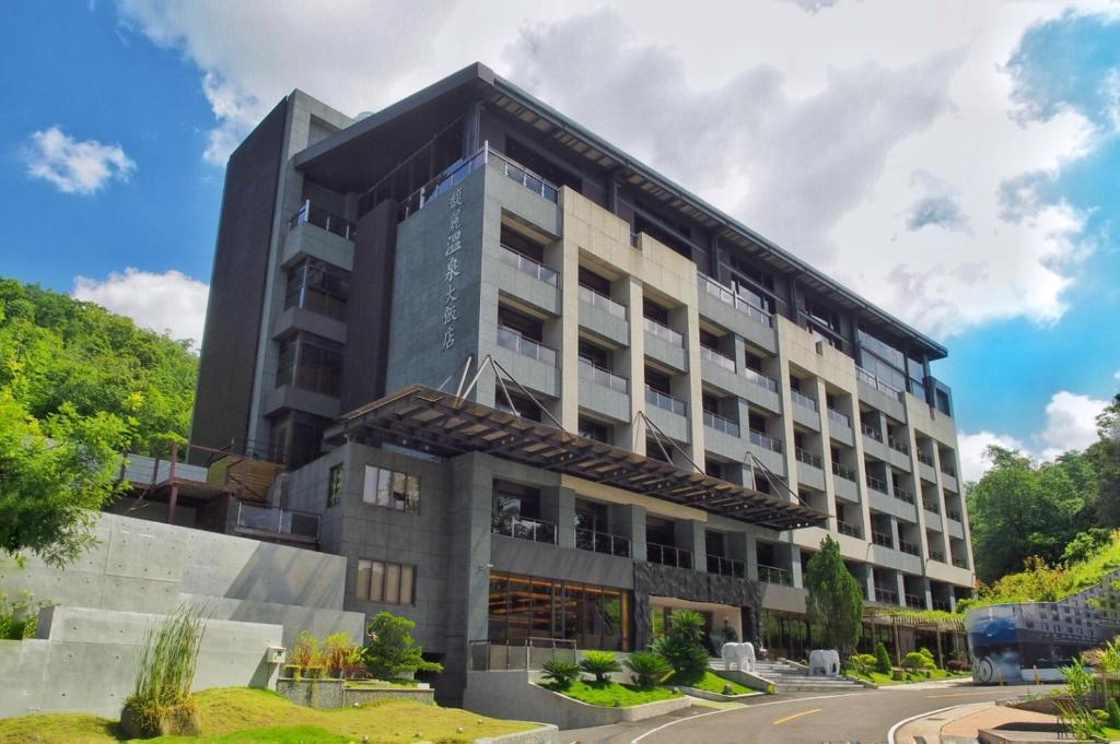 a rendering of a hotel building at Fuli Hot Spring Resort in Yuchi