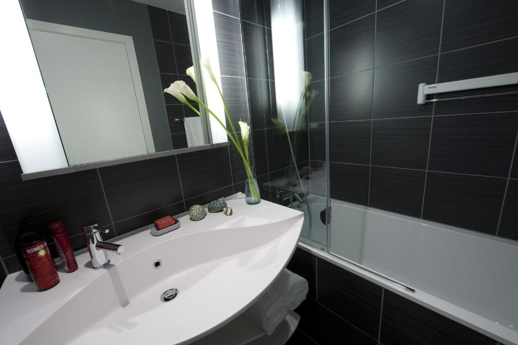 Koupelna v ubytování Aparthotel Adagio Vienna City