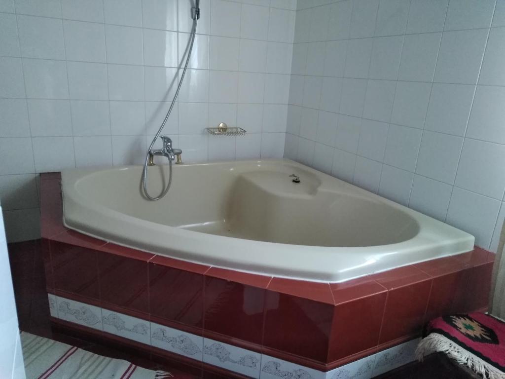 Koupelna v ubytování Casa di Luca