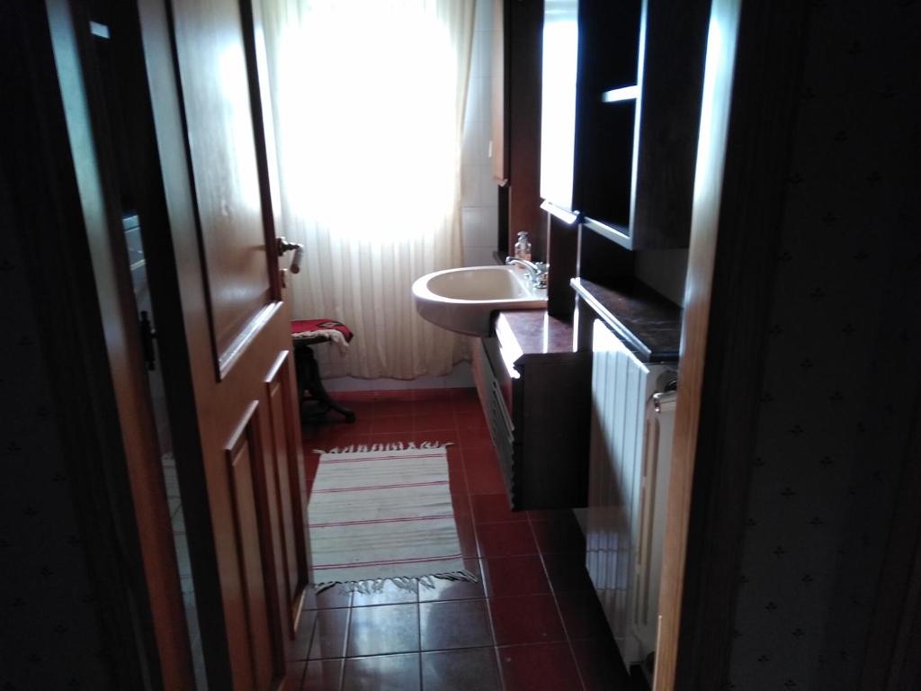 Koupelna v ubytování Casa di Luca
