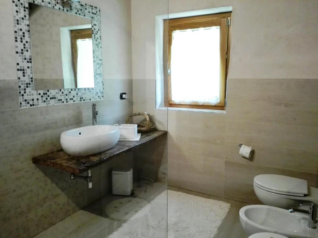 Koupelna v ubytování B&B Villa Claudia