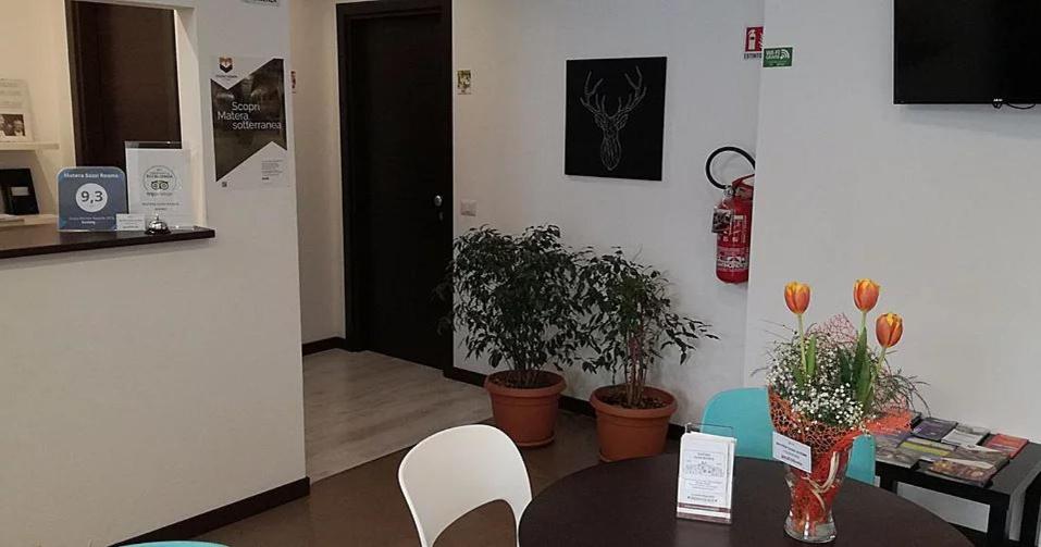 TV a/nebo společenská místnost v ubytování Matera Sassi Rooms 21/a e 21/b