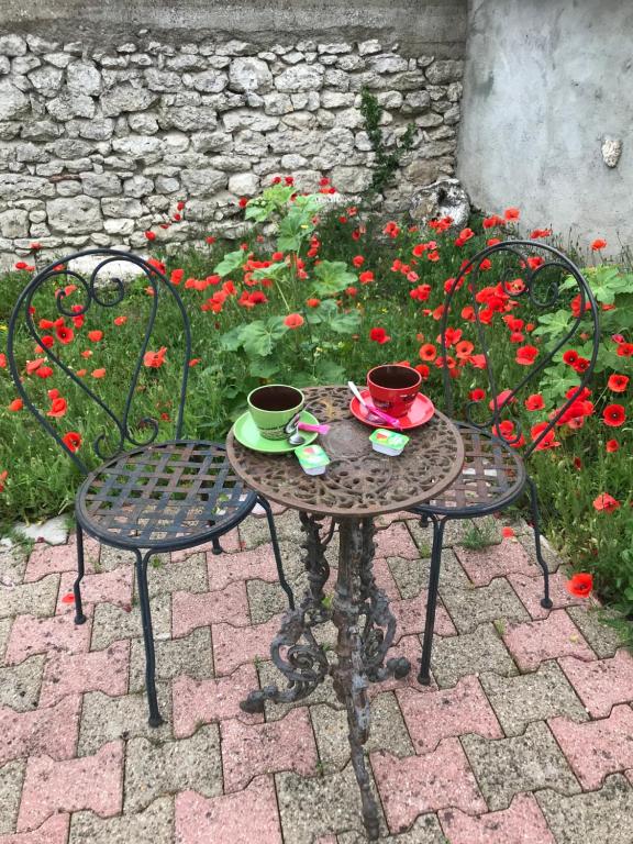 Zahrada ubytování Gîte du Parc des Mauves
