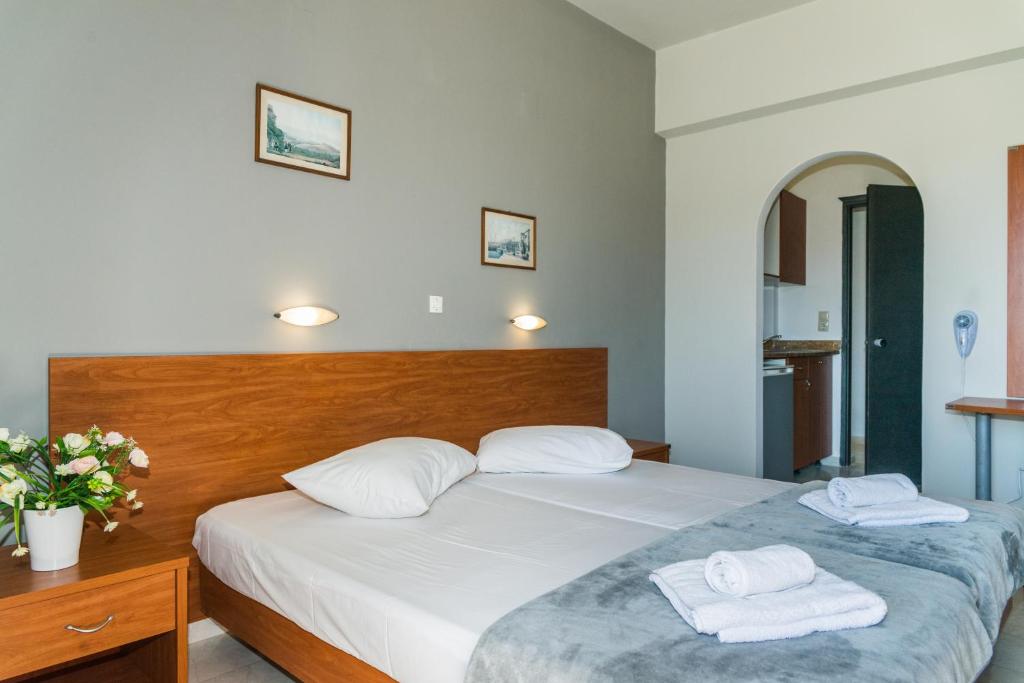 Letto o letti in una camera di Laganas Dreams 2