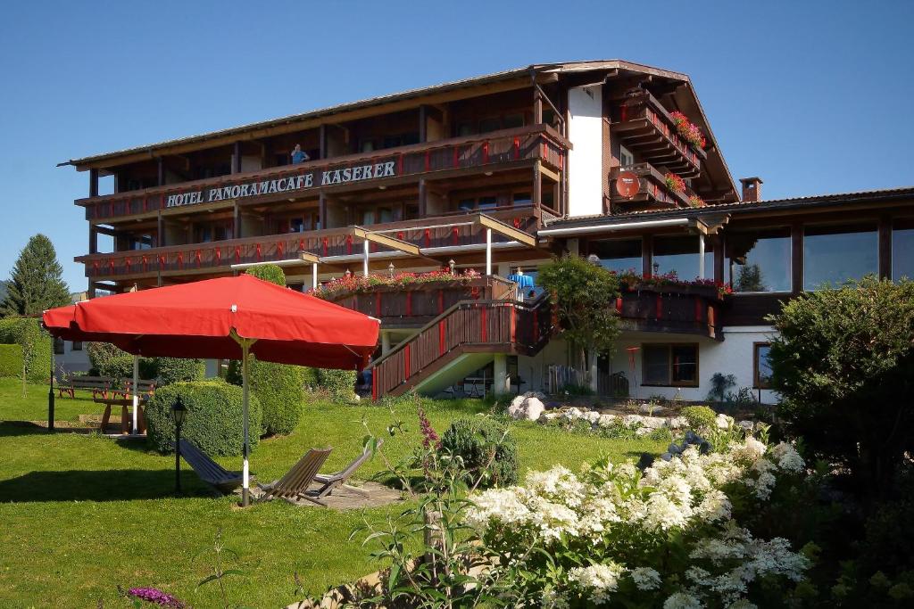Zahrada ubytování Panorama Hotel Kaserer