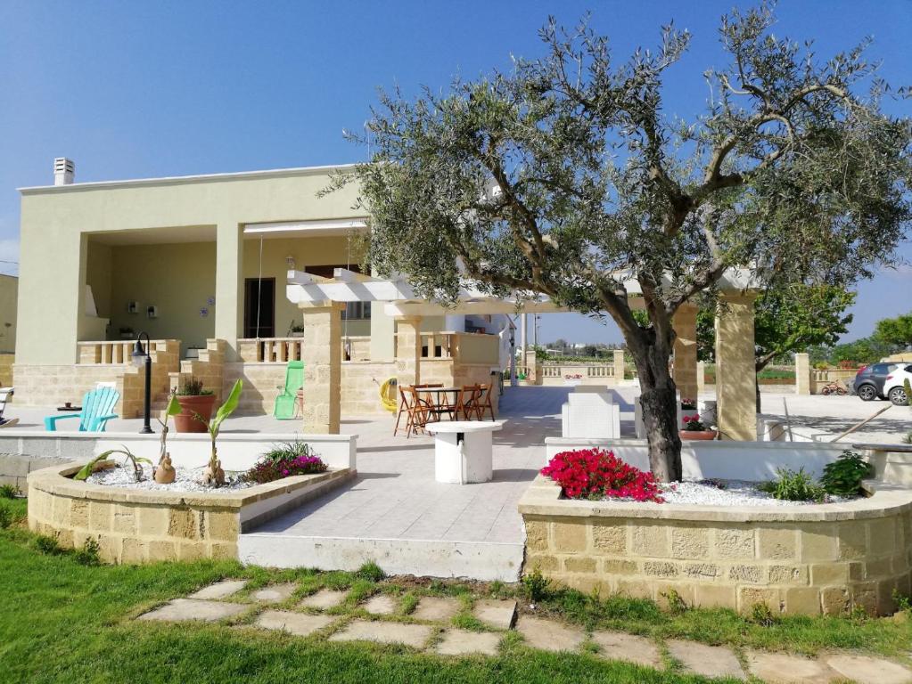 Zahrada ubytování B&B Giglio Marino