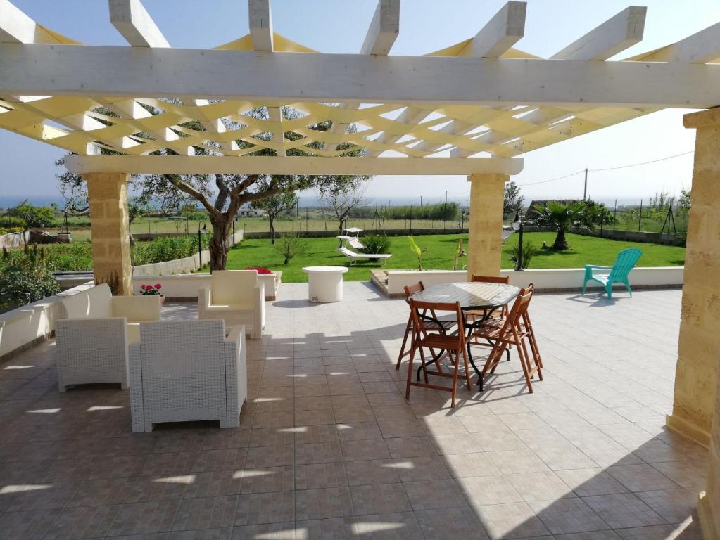 Zahrada ubytování B&B Giglio Marino