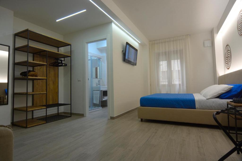 A television and/or entertainment centre at Il Rifugio Dei Templari