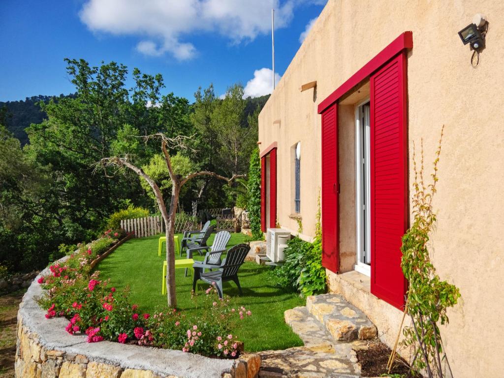 Zahrada ubytování B&B L'Estuve provencale