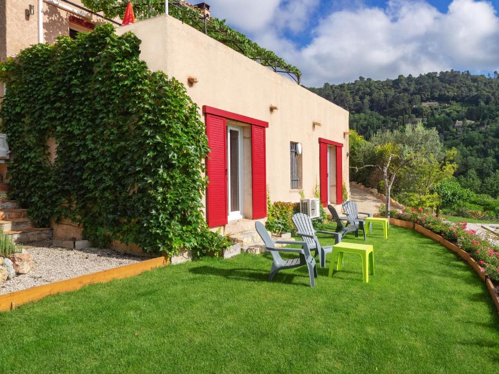 Zahrada ubytování B&B L'Estuve provencale