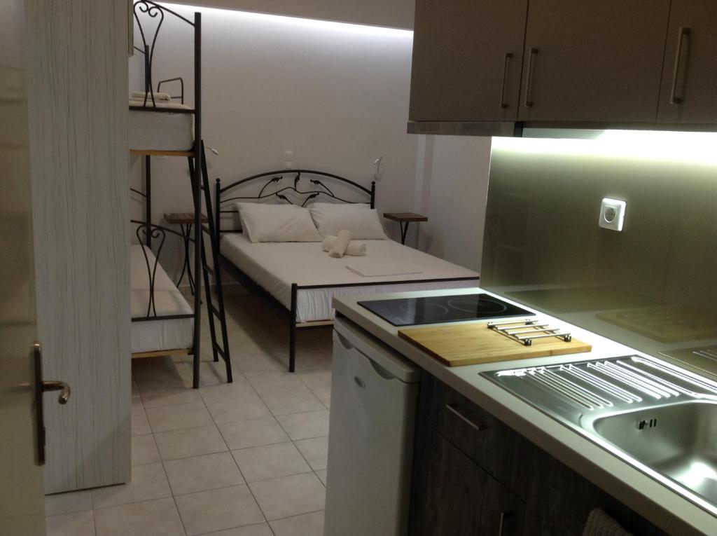 Kuchyňa alebo kuchynka v ubytovaní Eva Rooms