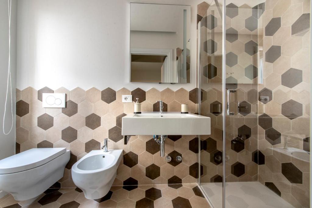 Koupelna v ubytování Casa Ercoli B&B