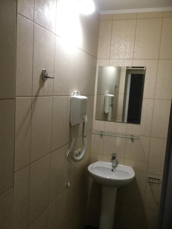 Koupelna v ubytování Aura