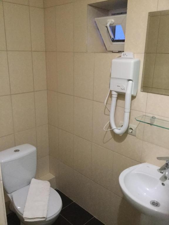 Koupelna v ubytování Aura