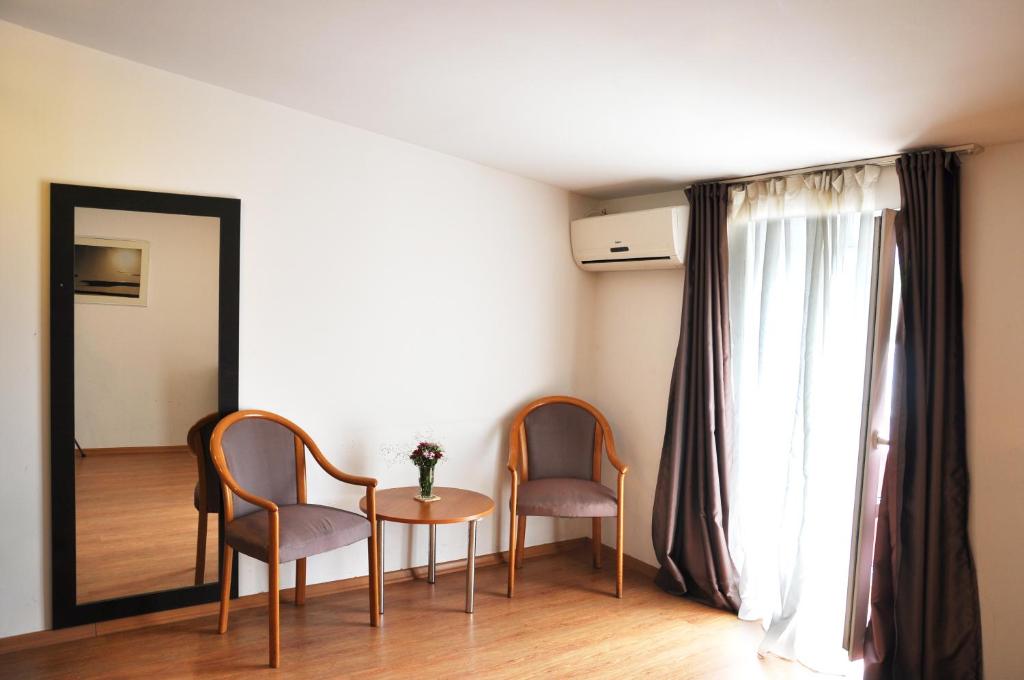 Posezení v ubytování Hotel Corner