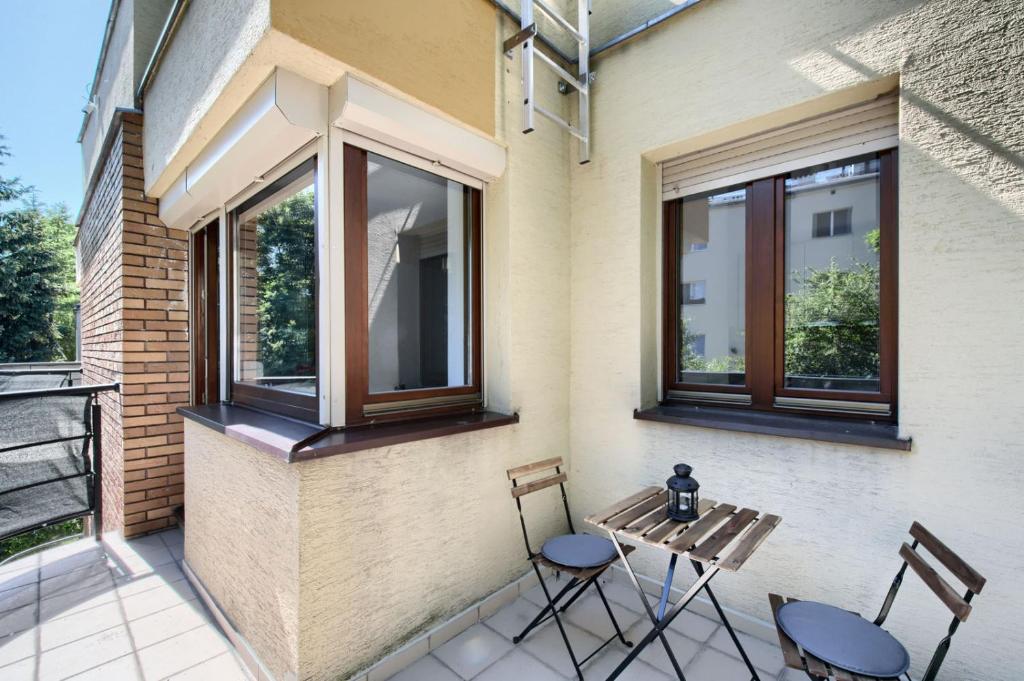 Balkón alebo terasa v ubytovaní Art Apartments