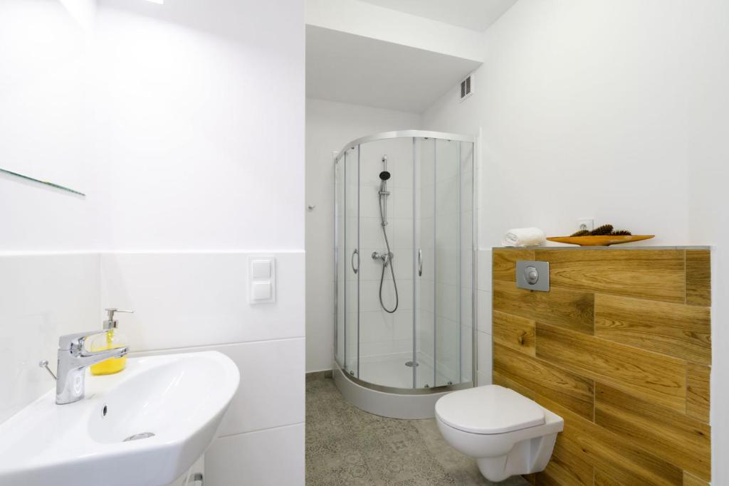 Kúpeľňa v ubytovaní Art Apartments