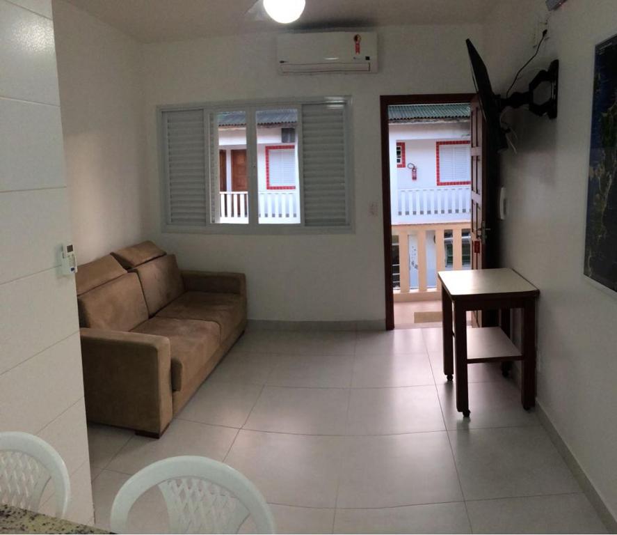 Posezení v ubytování Pousada e Camping Lagoa da Conceição