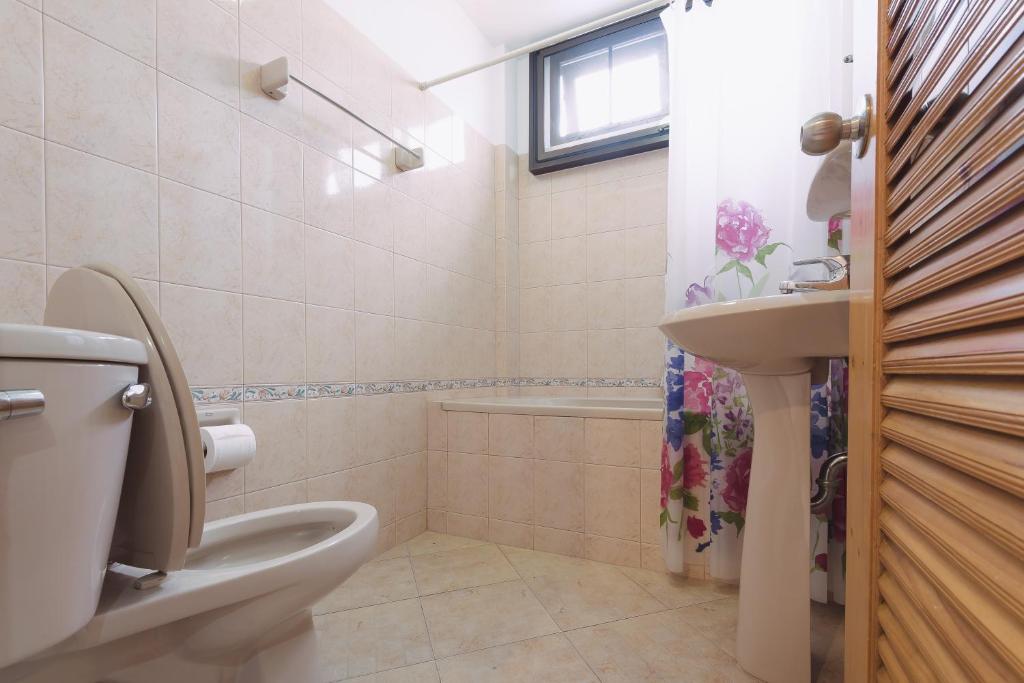 Koupelna v ubytování BaanSu Hostel