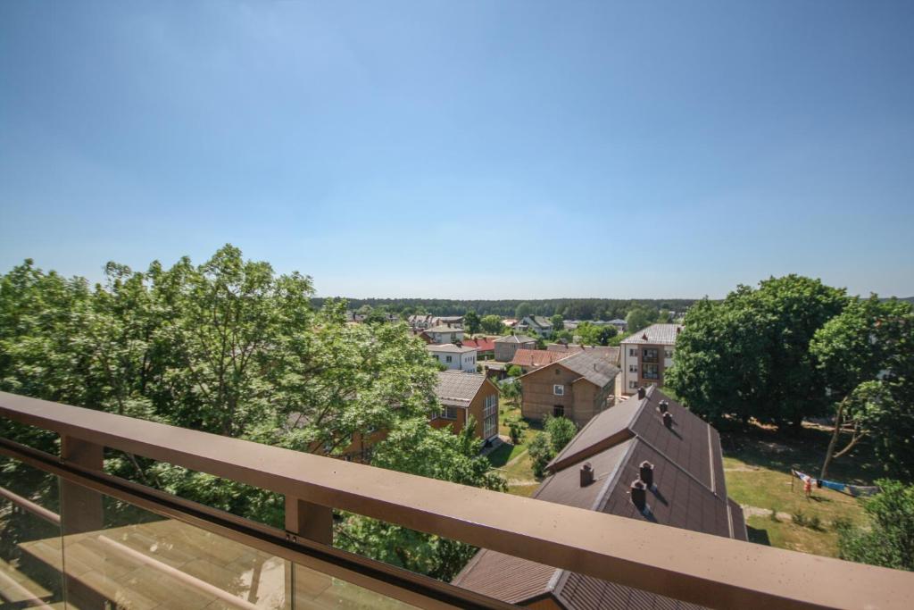 Balkón nebo terasa v ubytování Penthouse