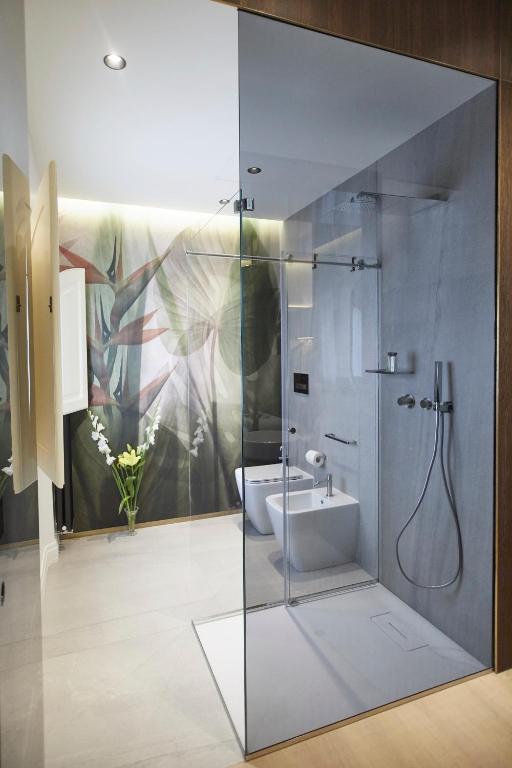 Kúpeľňa v ubytovaní Messori Suites
