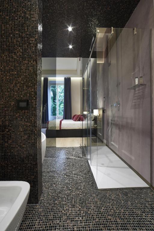 Kúpeľňa v ubytovaní Messori Suites