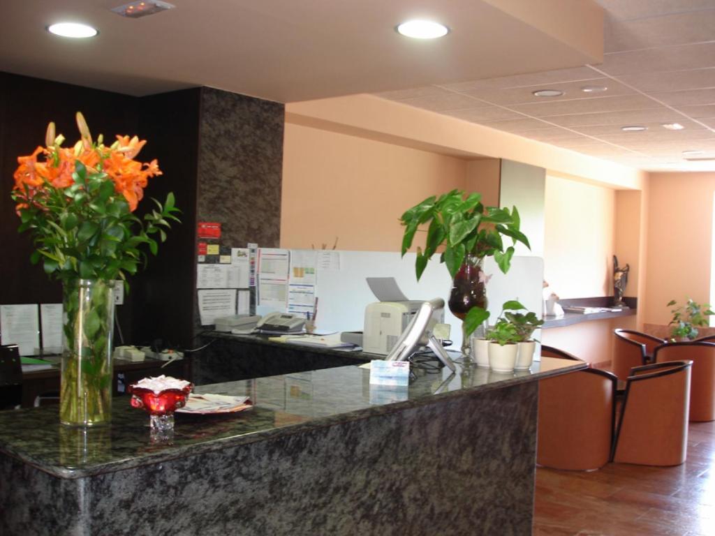 Kuchyň nebo kuchyňský kout v ubytování Hotel Sant Quirze De Besora