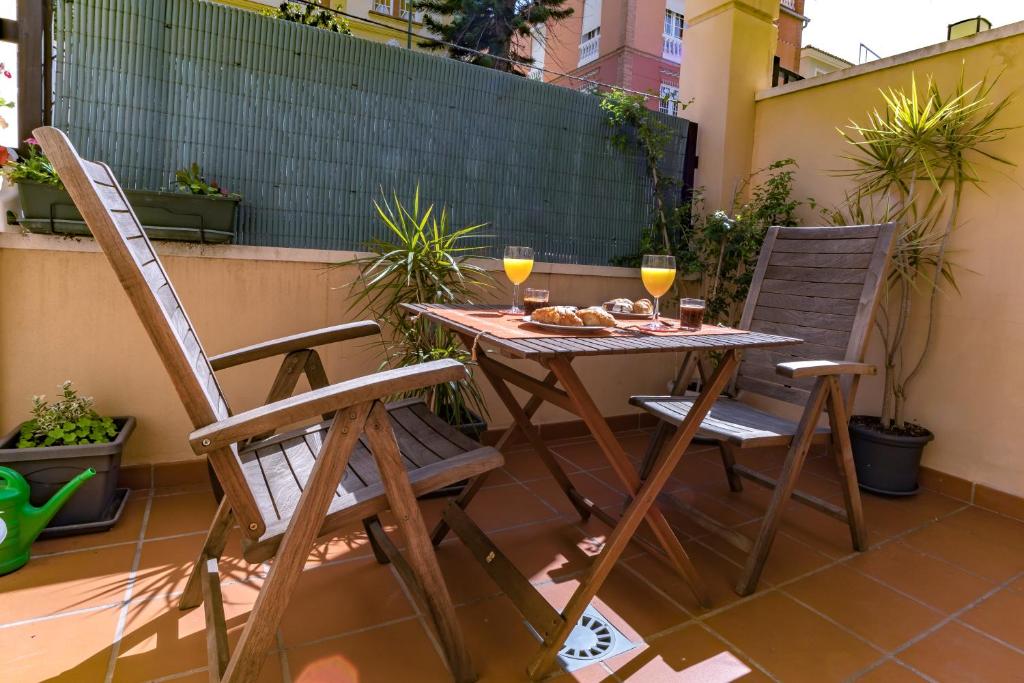 Balkón alebo terasa v ubytovaní Livemalaga Apartment & Parking